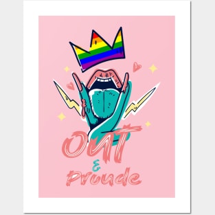 Out and proud Posters and Art